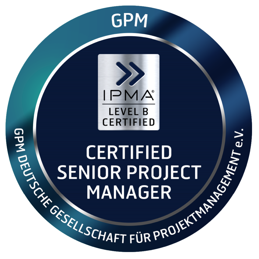 GPM/IPMA Certified Senior Project Manager – Zertifizierung von Hartmut Fritz